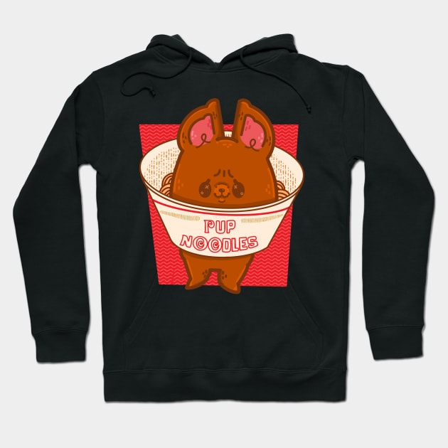 Pup Noodles Hoodie by Fluffymafi